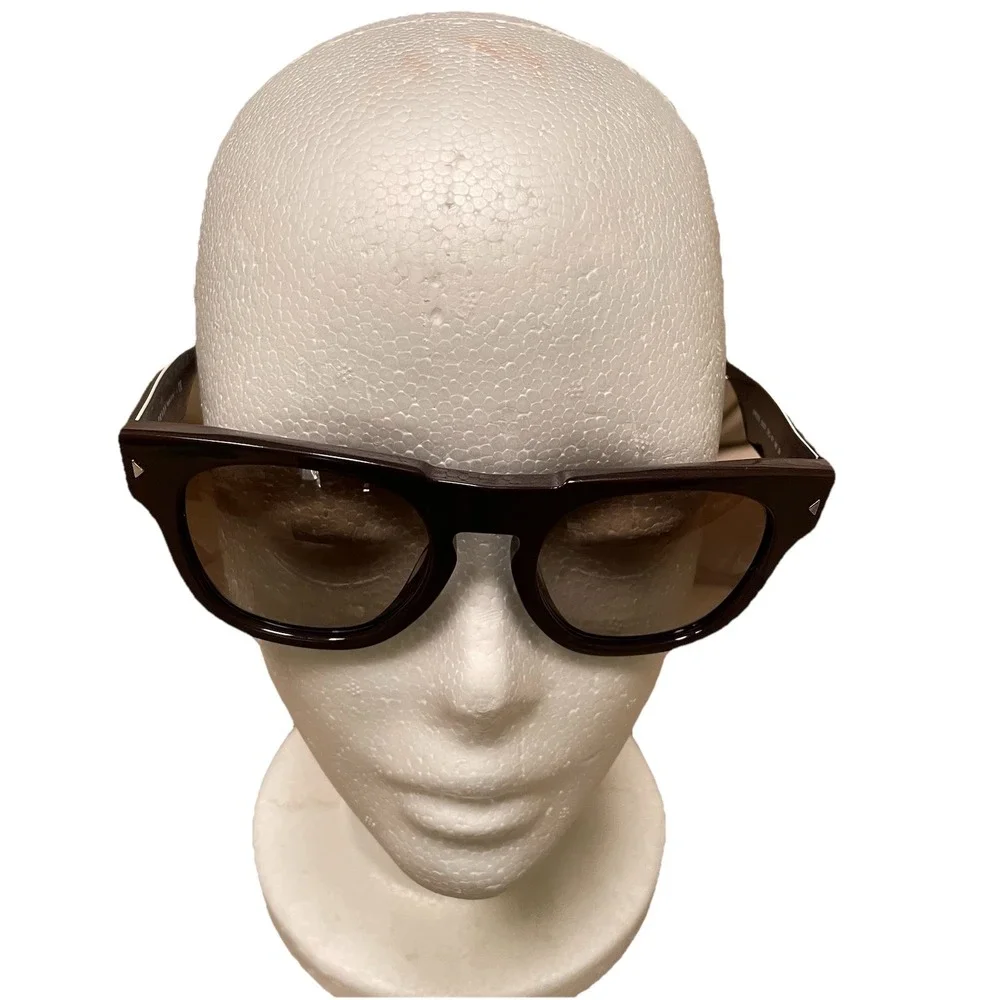 Prada SPR 05Q DHO-1X1 Brown Gradient Square Sunglasses 52-21-145 Made In Italy